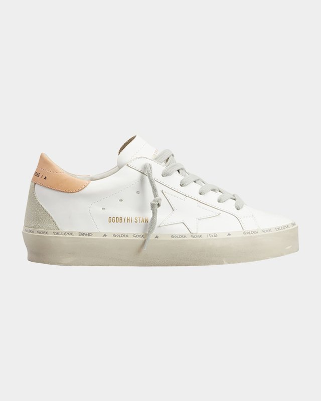 Hi Star Low-Top Leather Sneakers